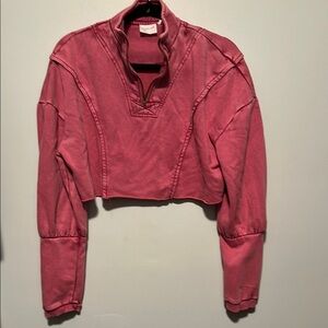 Urban Outfitters Women's Pink Cropped Top NWT